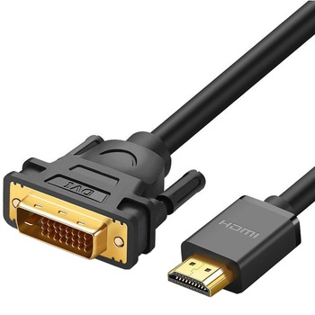 Cablu video HDMI - DVI, Ugreen, 5m, 4K, Black Cablu video HDMI - DVI, Ugreen, 5m, 4K, Black