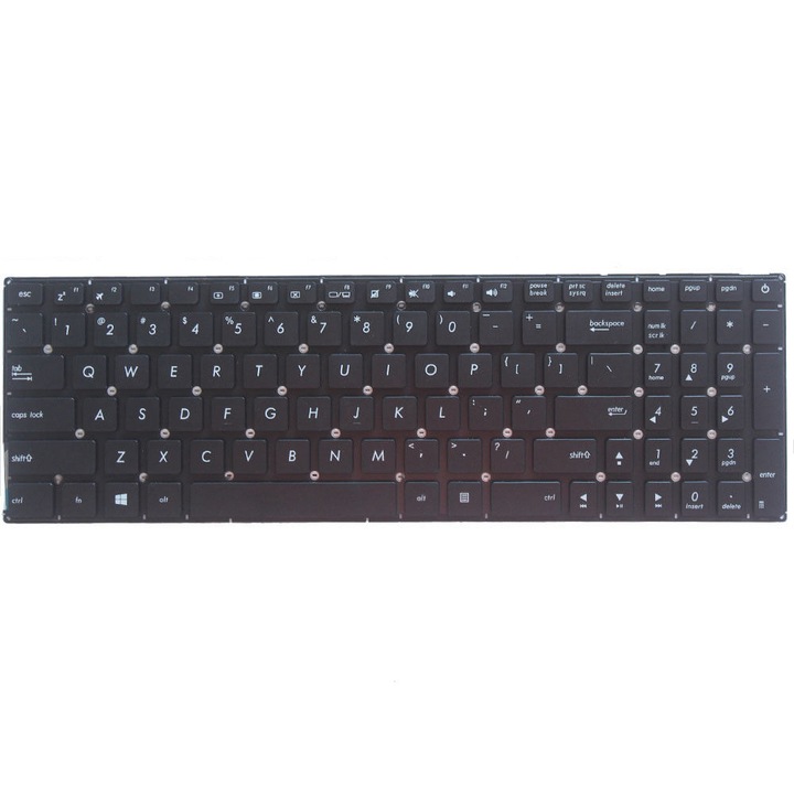Laptop billentyűzet, Asus, A541, keret nélkül, US