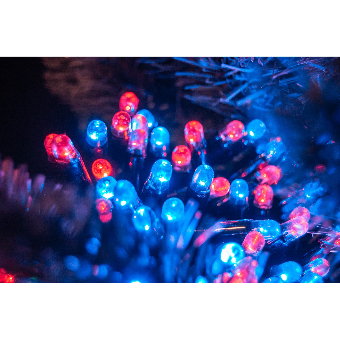 Instalatie Craciun Interconectabila, Sirag, Multicolor, V&V 9113, 100 becuri, 10m