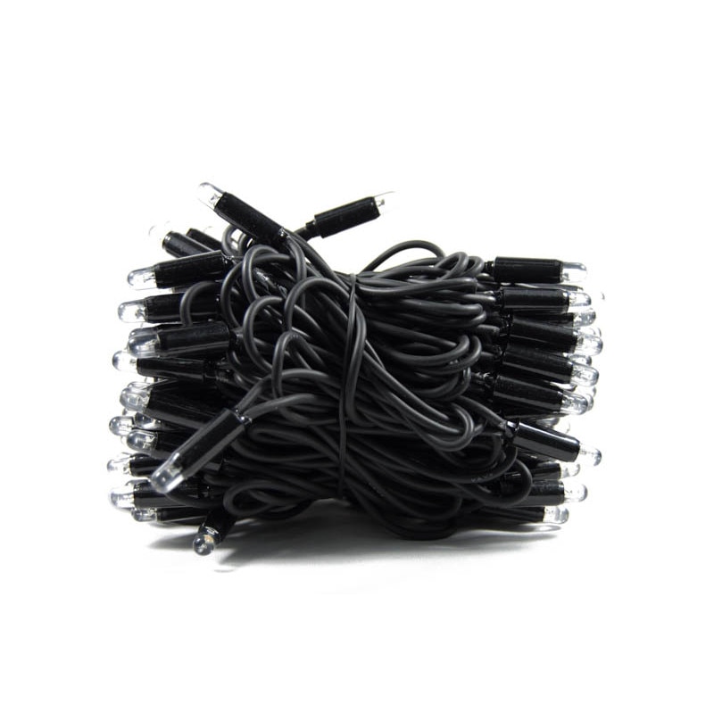 Instalatie Craciun Interconectabila, Sirag, Alb rece, V&V 9113, 100 becuri, 10m