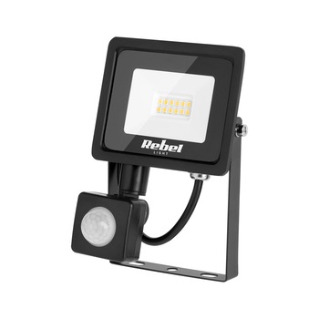 Reflector LED 10W 3000K cu senzor de miscare Rebel Light URZ3490 Reflector LED 10W 3000K cu senzor de miscare Rebel Light URZ3490