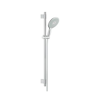 Set de dus Power&Soul 160, Grohe, cu 4 tipuri de pulverizare, Strahlarten, metal, alb/argintiu lucios Set de dus Power&Soul 160, Grohe, cu 4 tipuri de pulverizare, Strahlarten, metal, alb/argintiu lucios