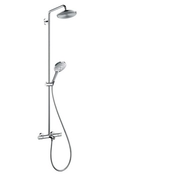 Coloana de dus HG Raindance Selec, Hansgrohe, crom, fix Raindance Air 1 jet 300 mm, metal, argintiu Coloana de dus HG Raindance Selec, Hansgrohe, crom, fix Raindance Air 1 jet 300 mm, metal, argintiu