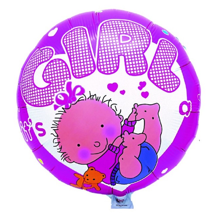 Balon folie bebelusa girl 45cm