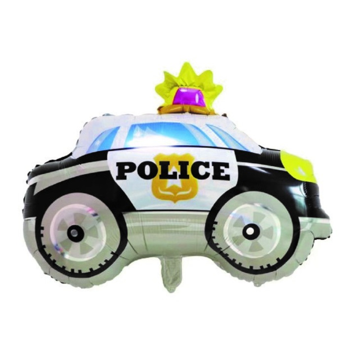 Фолиев балон с форма на полицейска кола, 75см