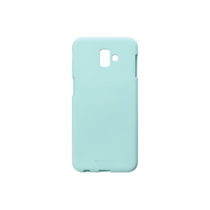 Корпус от живак, меко усещане, Samsung Galaxy J6 Plus, тюркоаз