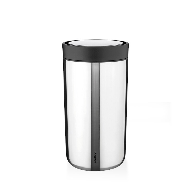 Termos Stelton,To Go Click, capacitate 200 ml, pereti dubli, usor de curatat, design minimalist, inox