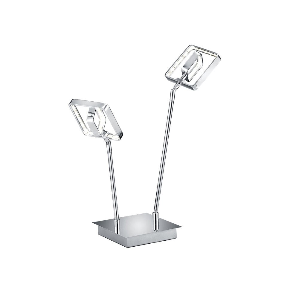 Veioza Trio TIVOLI, Lampa de masa crom LED - 2 x SMD 4,5W 45 x 32 x 15 cm 230V