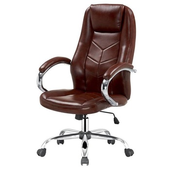 Scaun directorial piele ecologica maro AX Codrin Scaun directorial piele ecologica maro AX Codrin