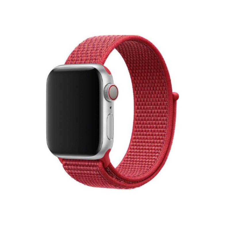 Curea textila pentru Apple Watch 42/44 mm Red