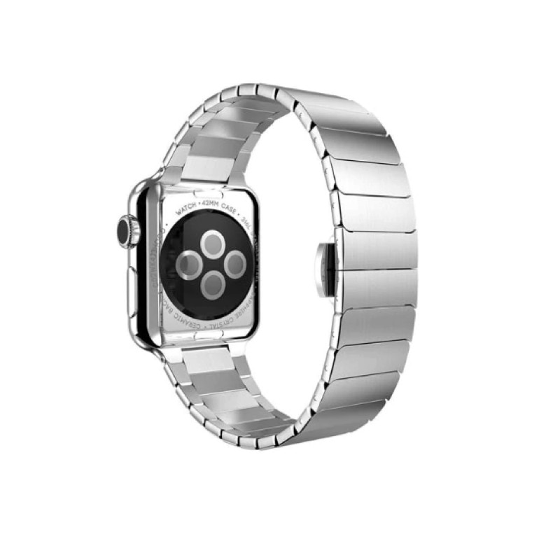 Curea Apple Watch din zale Stainless Steel 42/44 mm Silver