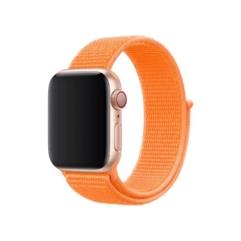 Curea textila pentru Apple Watch 42/44 mm Gold