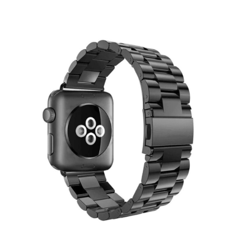 Curea metalica pentru Apple Watch Stainless Steel 38/40 mm Black