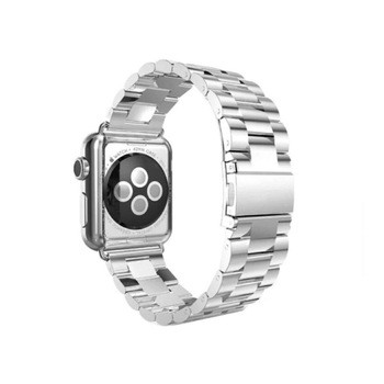 Curea metalica pentru Apple Watch Stainless Steel 42/44 mm Silver Curea metalica pentru Apple Watch Stainless Steel 42/44 mm Silver