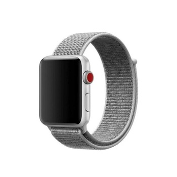 Curea textila pentru Apple Watch 38/40 mm Silver Curea textila pentru Apple Watch 38/40 mm Silver