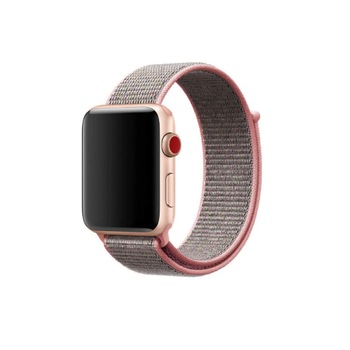 Curea textila pentru Apple Watch 42/44 mm Rose Gold Curea textila pentru Apple Watch 42/44 mm Rose Gold