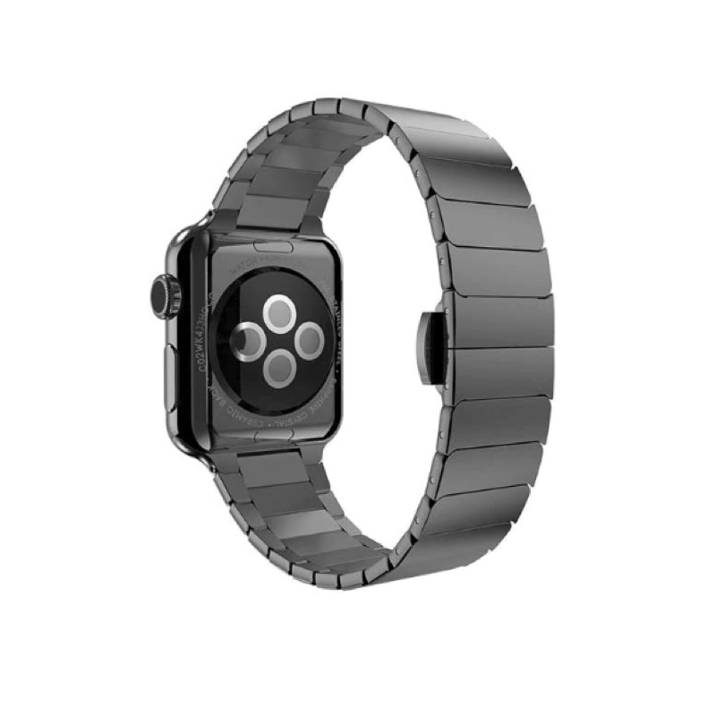 Curea Apple Watch din zale Stainless Steel 42/44 mm Black