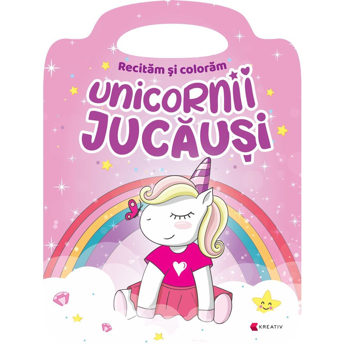 Carte de colorat Unicornii jucausi, Editura Kreativ