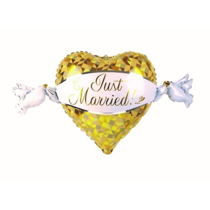 Фолиев балон just married 100см