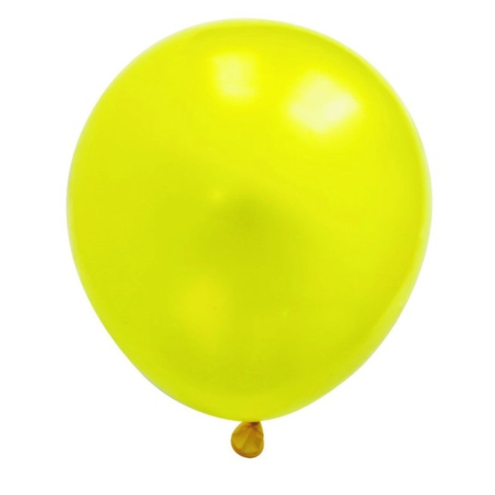 Balon latex galben 100buc 25 cm