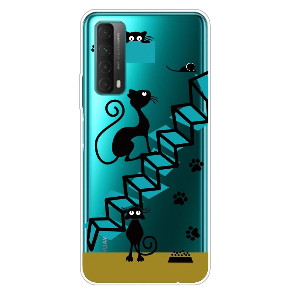 Husa silicon Huawei P Smart 2021 model Lovely Cats, Silicon, TPU Viceversa Multicolor