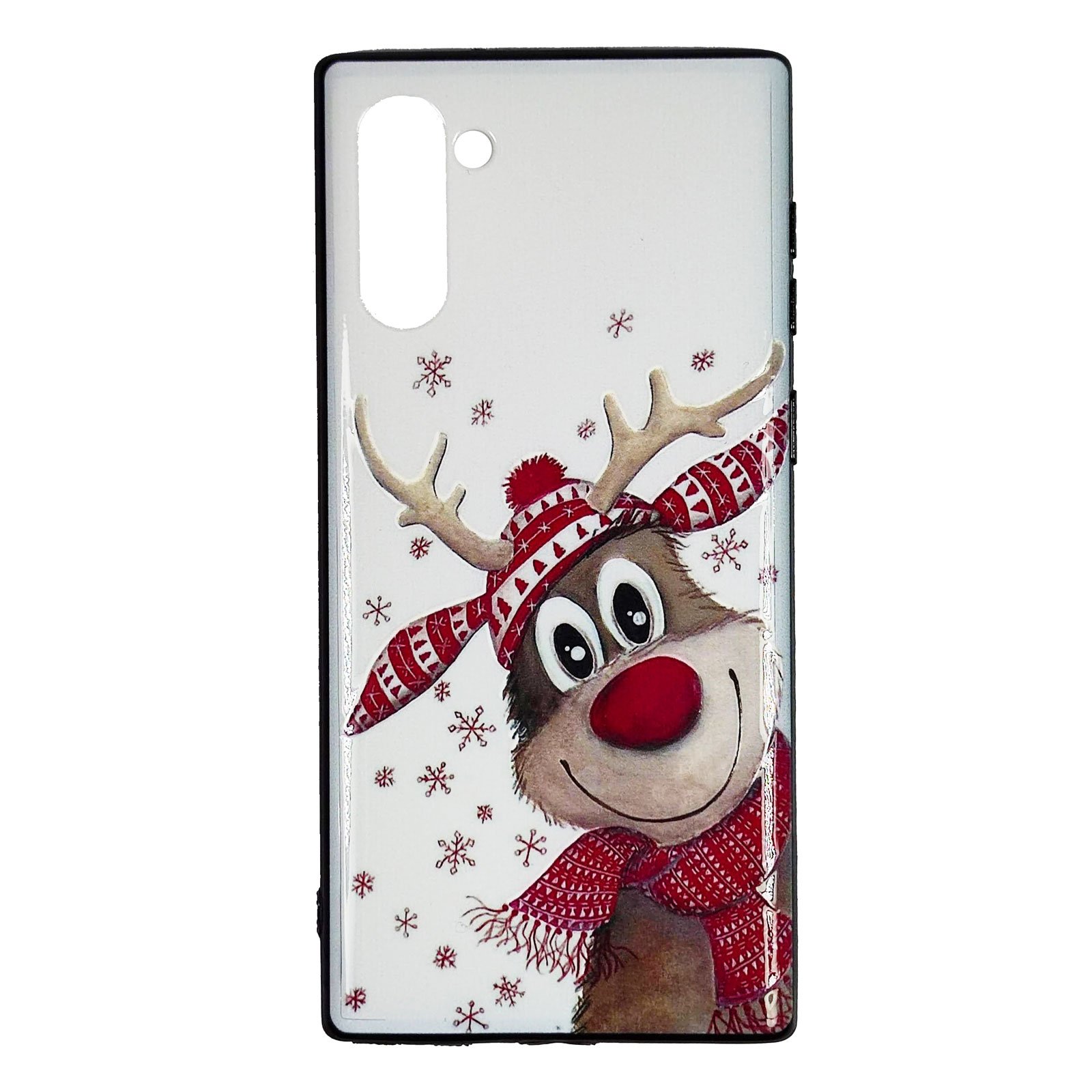 Husa Craciun Samsung Galaxy Note 10, Note 10 5G Model Rudolf, TPU, Viceversa Multicolor