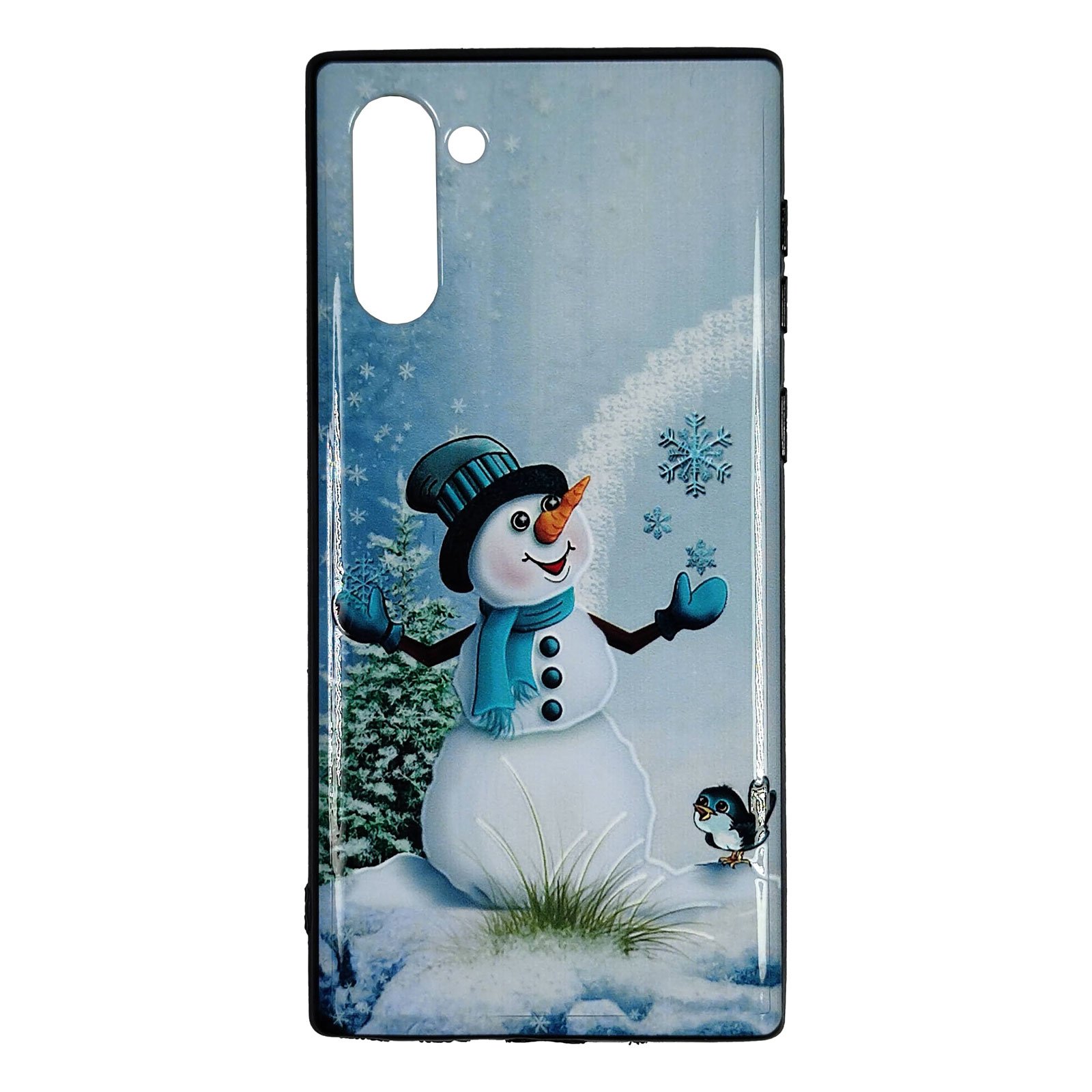 Husa Craciun Samsung Galaxy Note 10, Note 10 5G Model Snowman, TPU, Viceversa Multicolor
