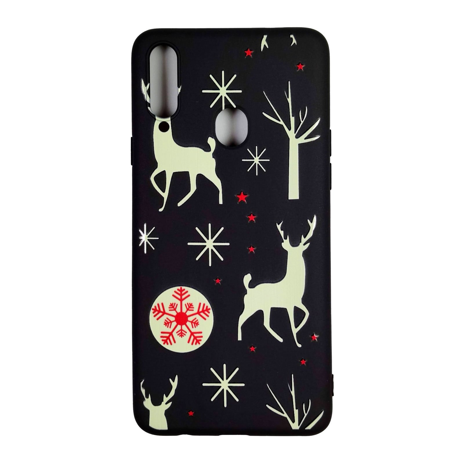 Husa Craciun Samsung Galaxy A20s model Christmas Reindeer, Silicon, Antisoc, Viceversa Multicolor