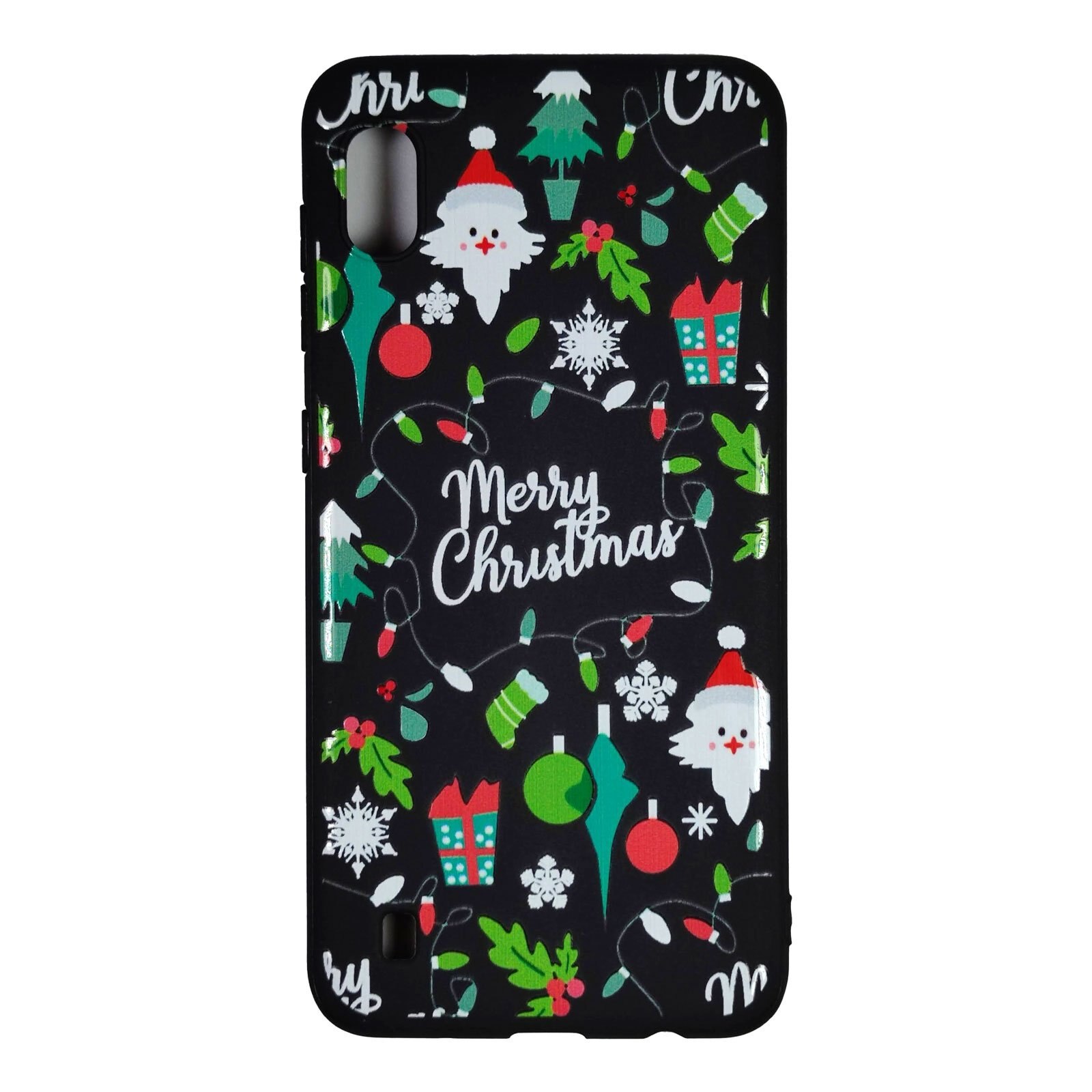 Husa Craciun Samsung Galaxy A10 model Christmas Decorations, Silicon, Antisoc, Viceversa Multicolor