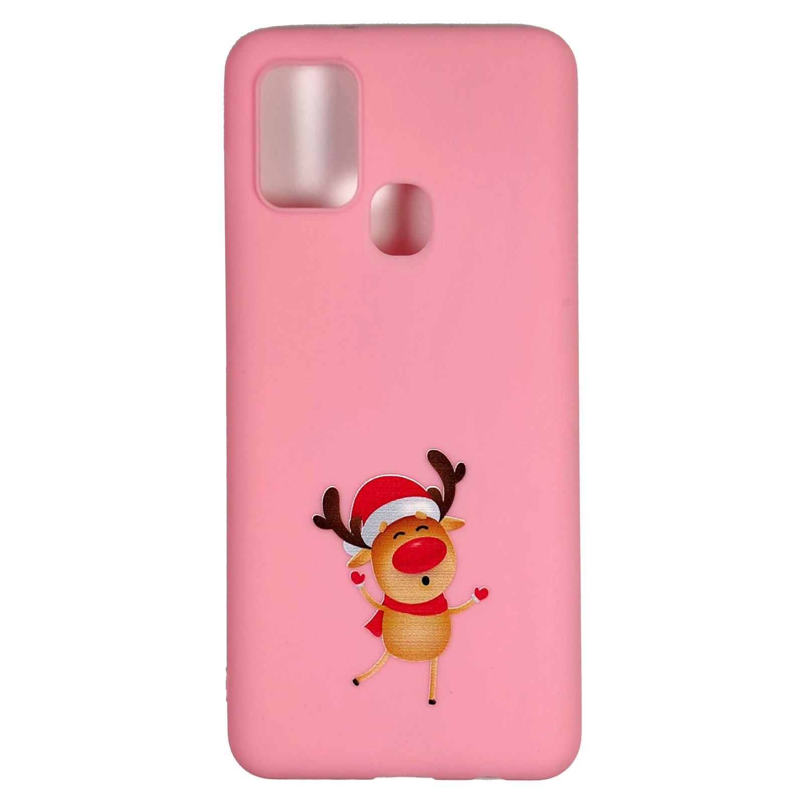 Husa Craciun Samsung Galaxy A21s model Baby Reindeer, Silicon, Antisoc, Viceversa Roz