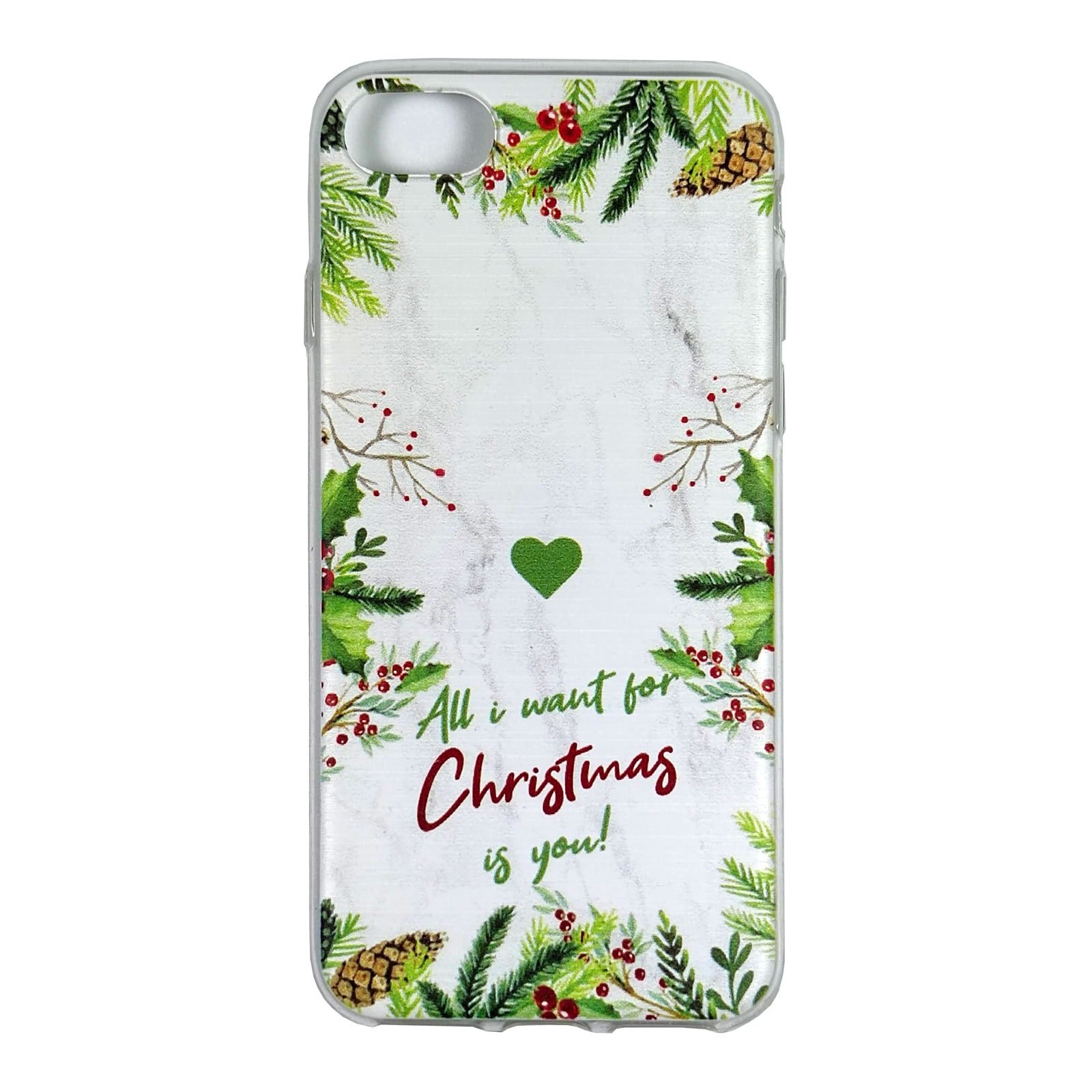 Husa Craciun Apple iPhone SE 2 model All i want for Christmas, Silicon, Antisoc, Viceversa Multicolor