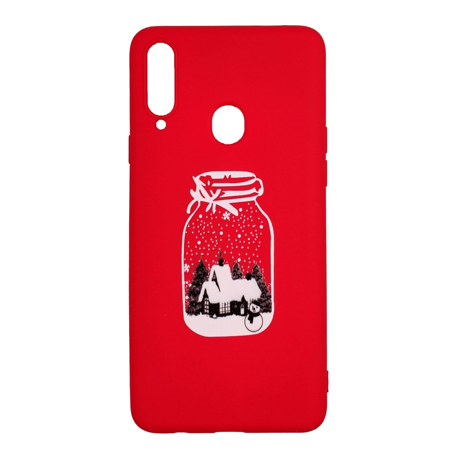 Husa Craciun Samsung Galaxy A20s model Christmas Bottle, Silicon, Antisoc, Viceversa Multicolor