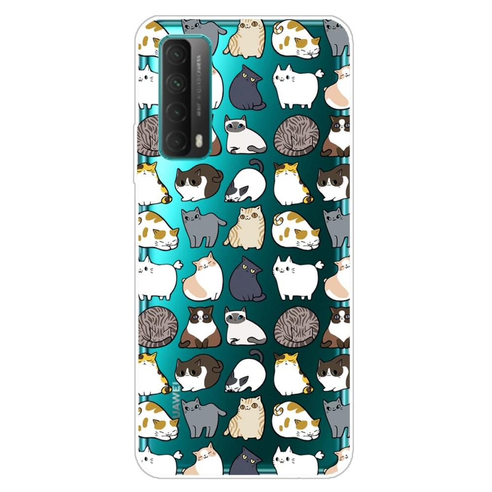 Husa silicon Huawei P Smart 2021 model Sweet Cats Army Silicon, TPU Viceversa Multicolor