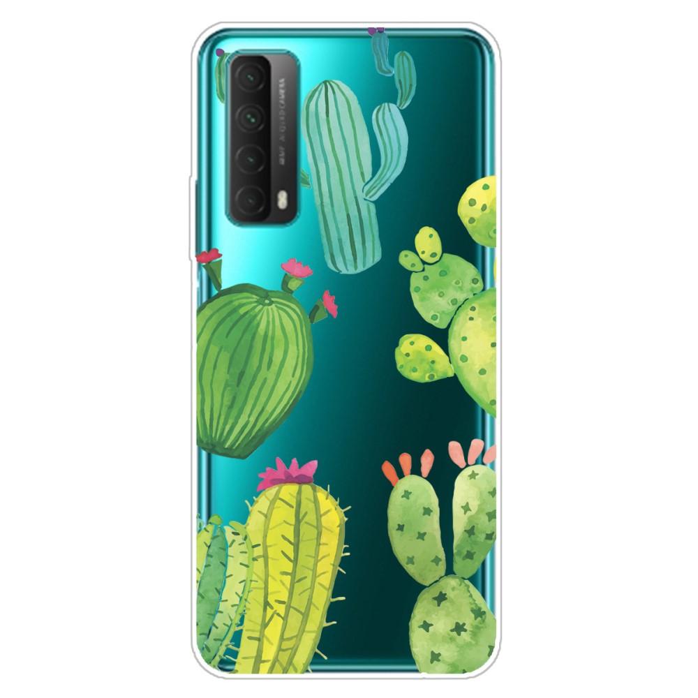 Husa silicon Huawei P Smart 2021 model Blooming Cactus, Silicon, TPU Viceversa Multicolor