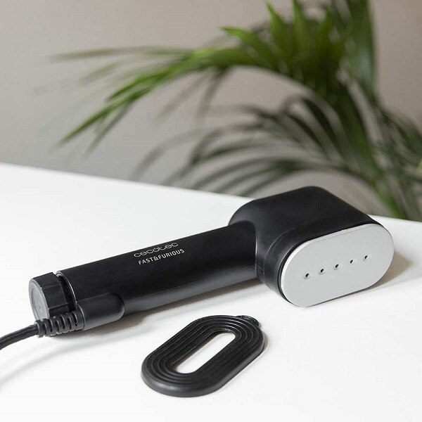 Aparat de calcat vertical cu aburi,Cecotec 5543, Fast & Furious 4010 Vital, 1000W, debit continu abur 25g/min, Negru