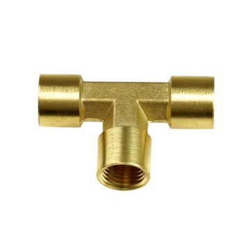 Teu conector furtun compresor, filet interior, 1/4, Pansam Teu conector furtun compresor, filet interior, 1/4, Pansam