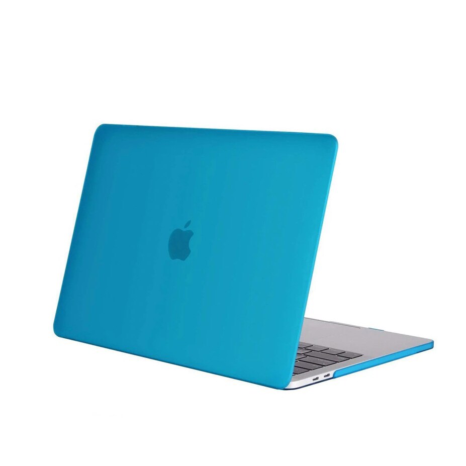 Protectie carcasa pentru Macbook Pro Retina 13 inch 2016 - 2020, Mat Mint Blue
