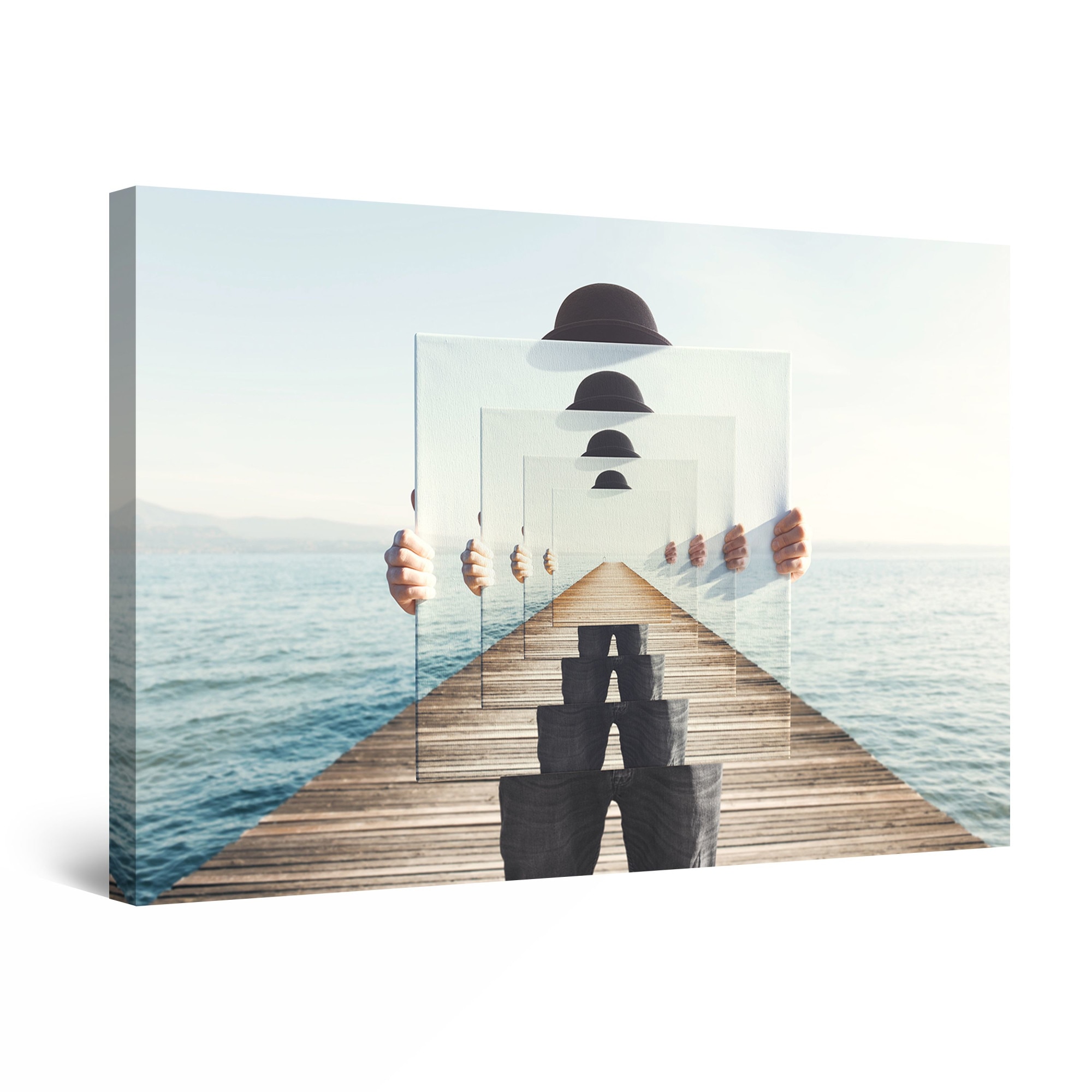 Tablou DualView Startonight Adanc in Interior, luminos in intuneric, 90 cm x 60 cm