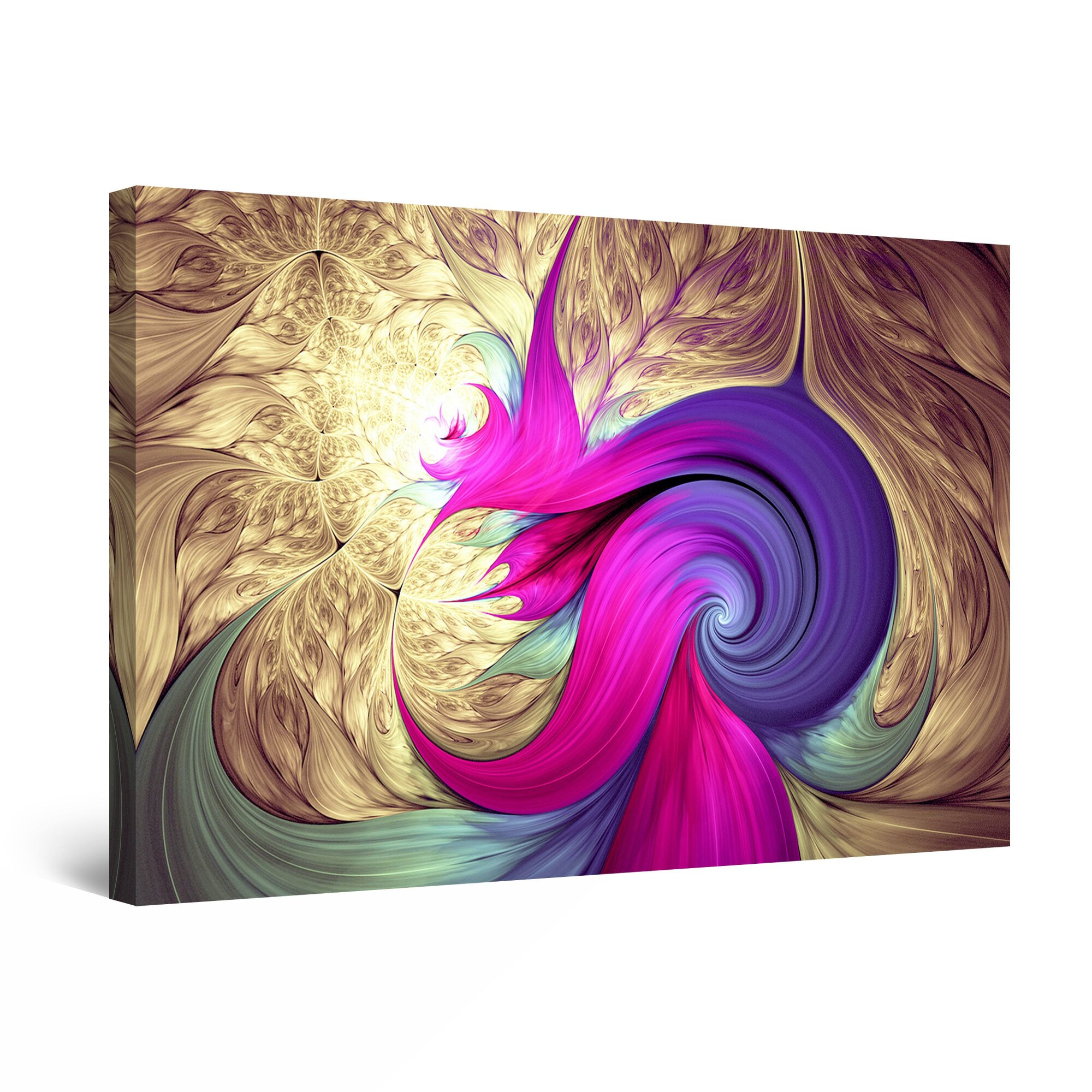 Tablou DualView Startonight Culori in Infinit, luminos in intuneric, 60 cm x 40 cm