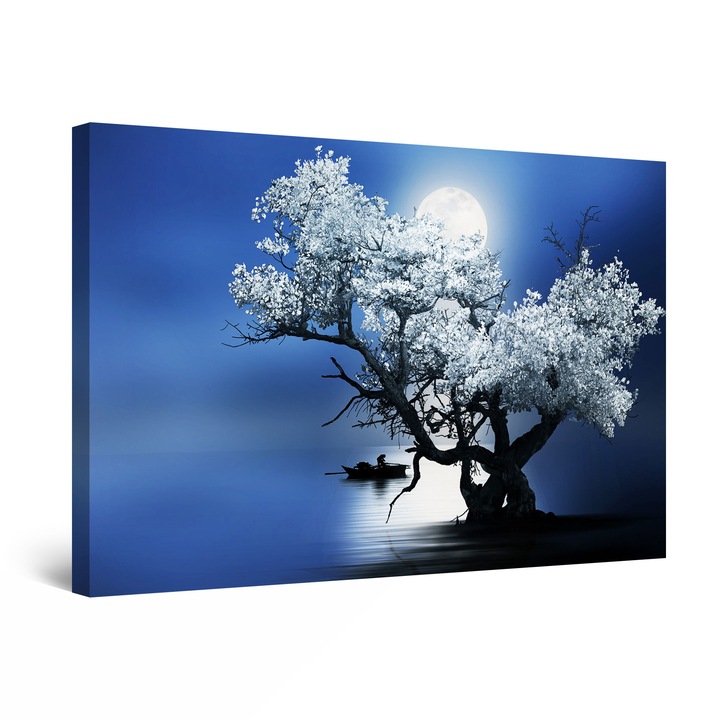 DualView Startonight festmény The White Tree, világít a sötétben, 120 cm x 80 cm