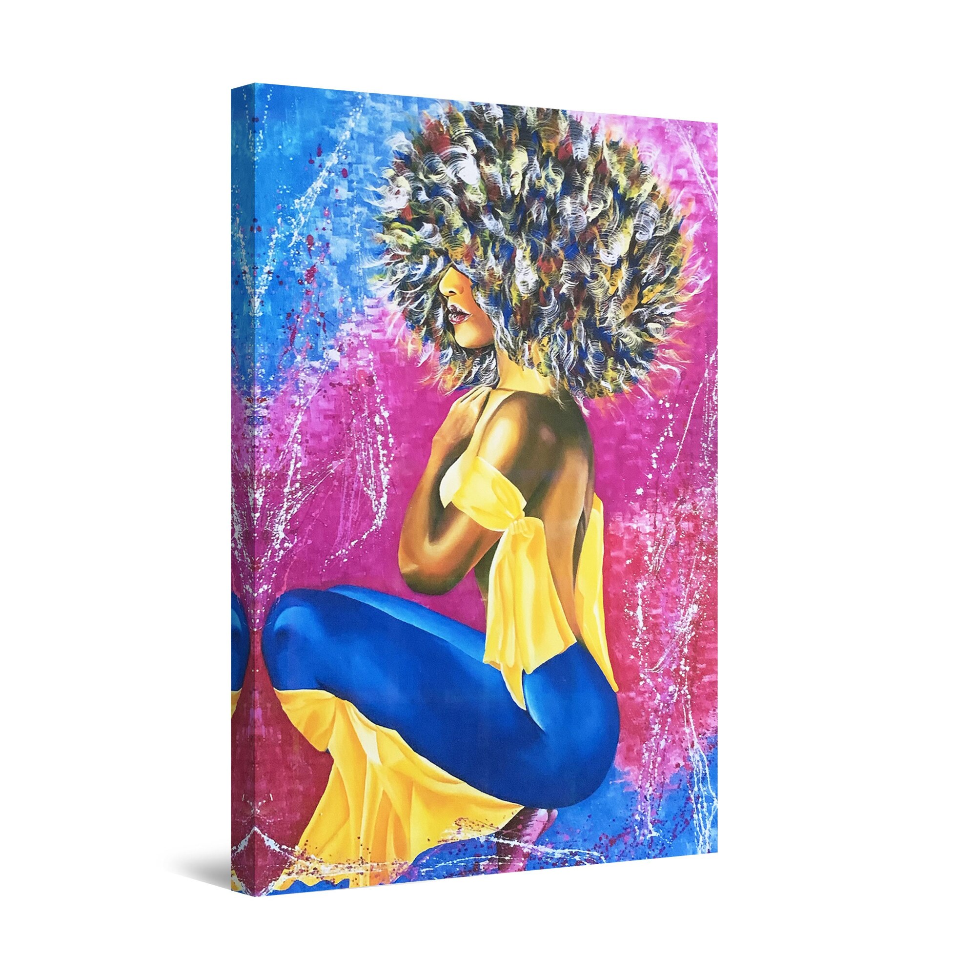 Tablou DualView Startonight Frumusete Africana, luminos in intuneric, 30 cm x 20 cm