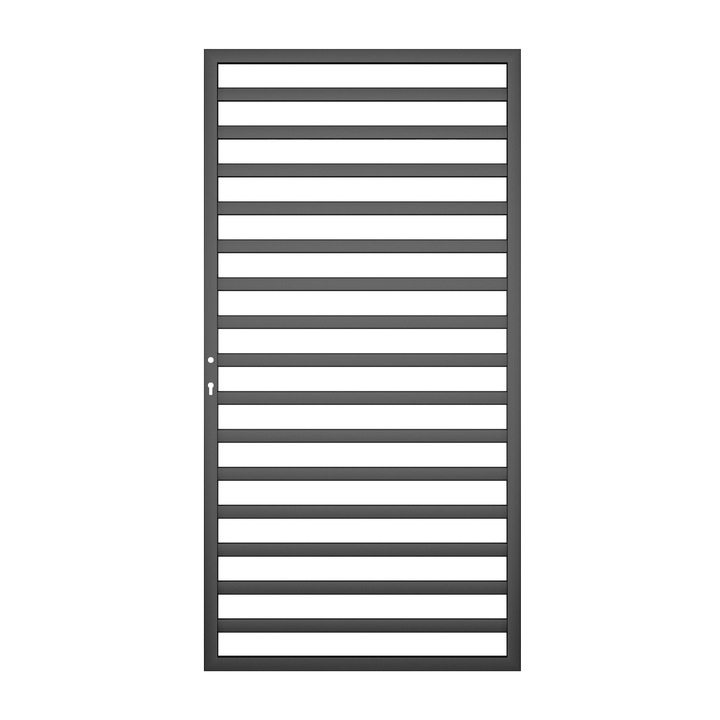 Входна порта Todome, Модерен 11, Черен, 100 x 180 см