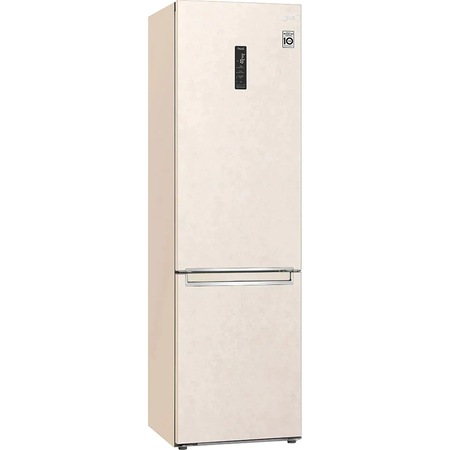 Combina frigorifica LG GBB62SEHMN, 384 l, Clasa A++, No Frost, WiFi, Smart Diagnosis, H 203 cm, Bej