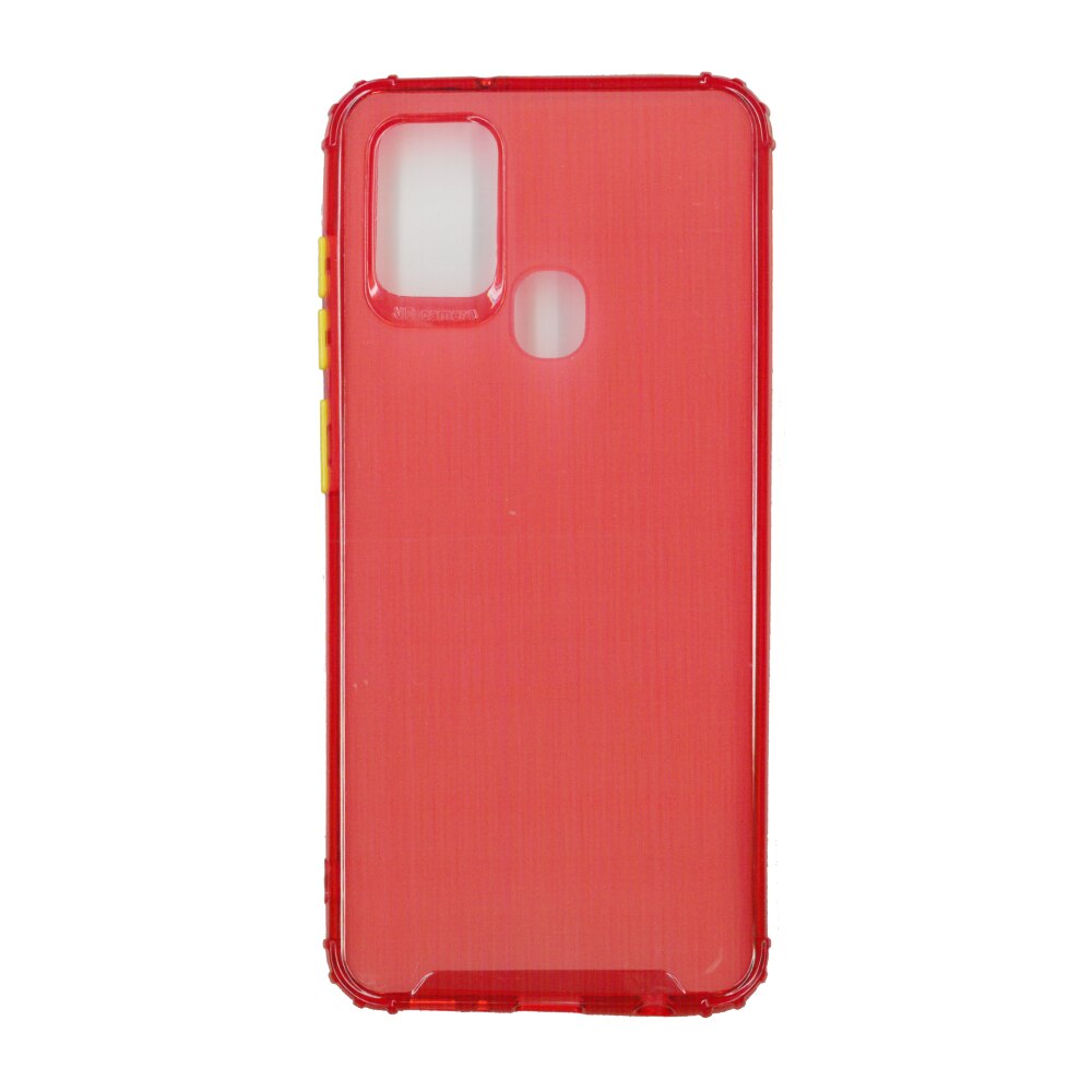 Husa din silicon anti crack, pentru Samsung Galaxy A21S, rosu