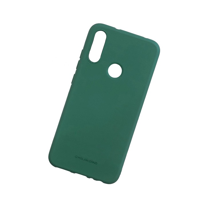 Molan Cano Premium силиконов гръб TPU Flexible Ultra Resistance Slim, съвместим с Huawei Y6P, зелен