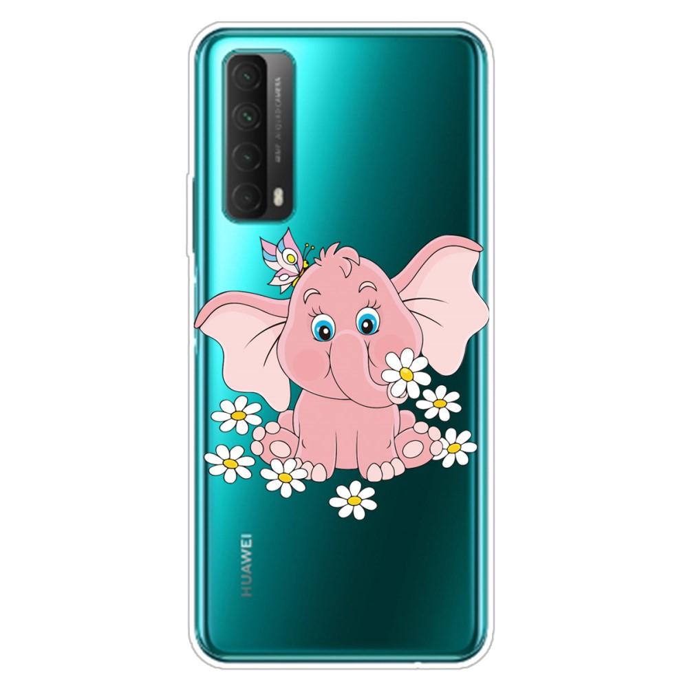 Husa silicon Huawei P Smart 2021 model Sweet Baby Elephant, Silicon, TPU Viceversa Multicolor