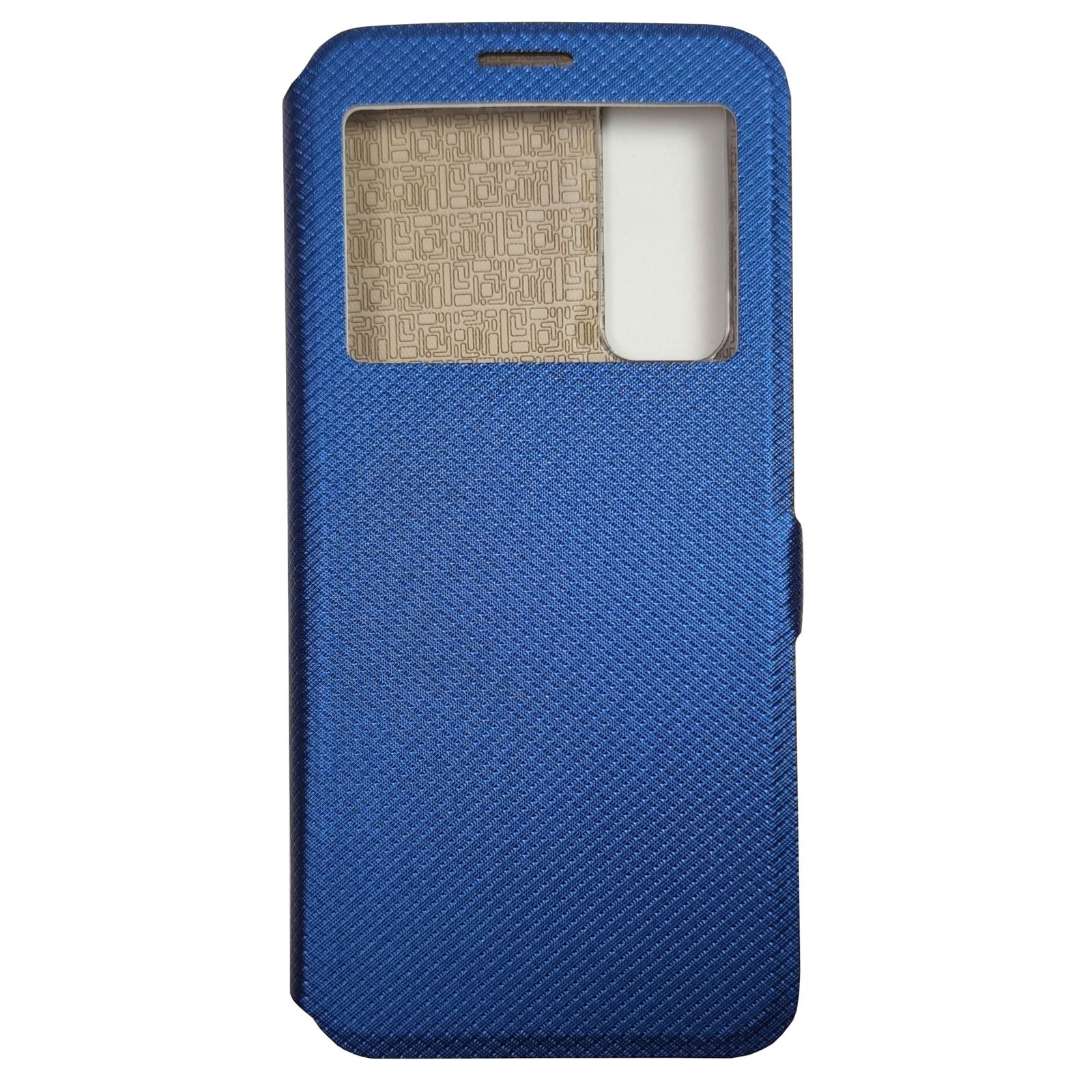 Husa Flip Carte Huawei P Smart 2021 model S-View cu Stand Telefon, Antisoc, Viceversa Albastru