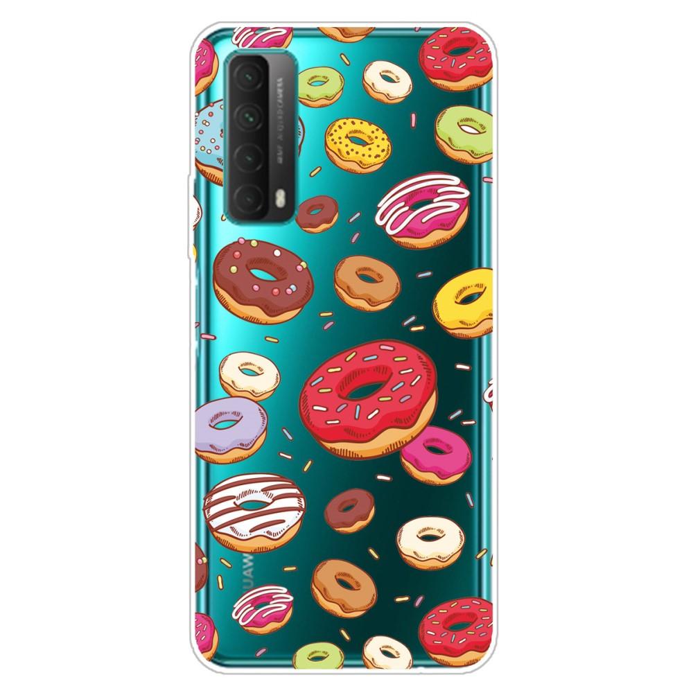 Husa silicon Huawei P Smart 2021 model I Love Donuts, Silicon, TPU Viceversa Multicolor