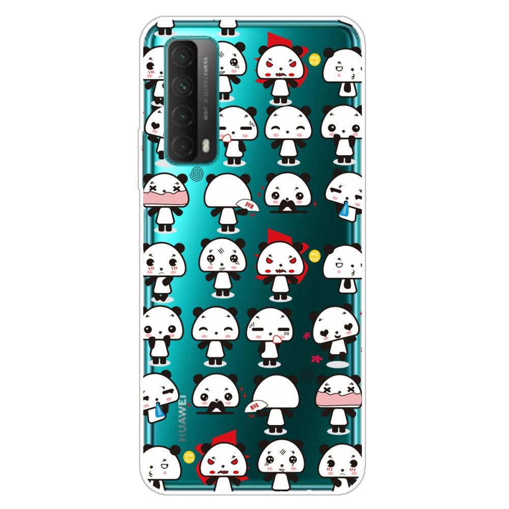 Husa silicon Huawei P Smart 2021 model Pandas Kindergarden, Silicon, TPU Viceversa Multicolor