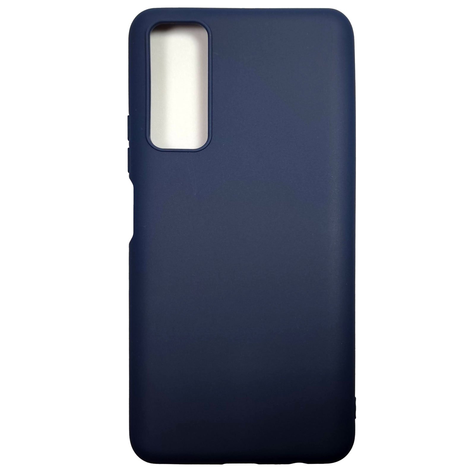 Husa Huawei P Smart 2021 model Mat, Silicon, Antisoc, TPU, Viceversa Albastru
